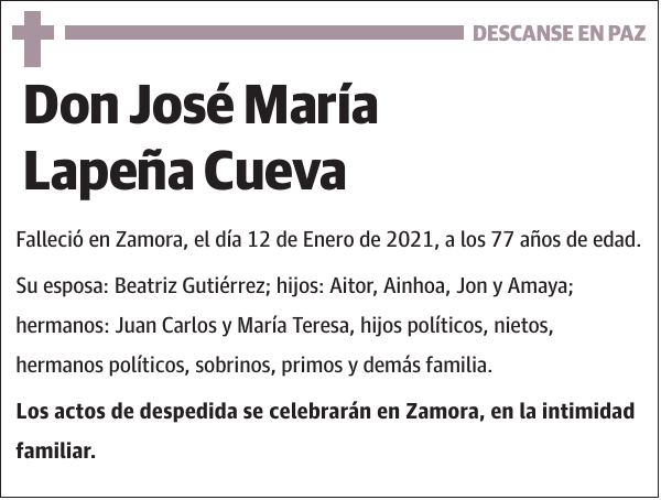 José María Lapeña Cueva