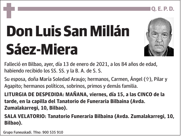 Luis San Millán Sáez-Miera