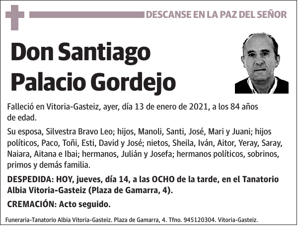 Santiago Palacio Gordejo