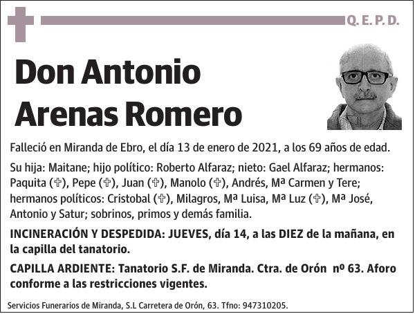 Antonio Arenas Romero