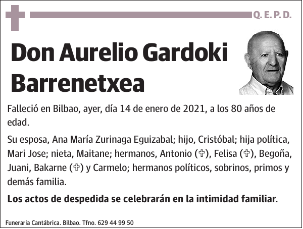 Aurelio Gardoki Barrenetxea