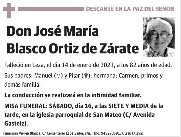 José María Blasco Ortiz de Zárate