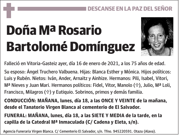 Mª Rosario Bartolomé Domínguez