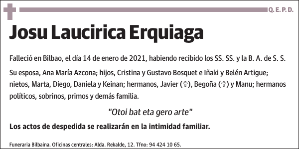 Josu Laucirica Erquiaga