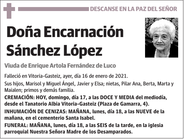 Encarnación Sánchez López