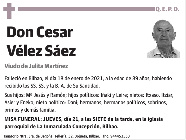 Cesar Vélez Sáez