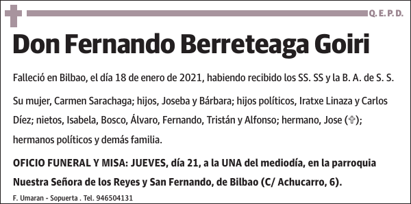 Fernando Berreteaga Goiri