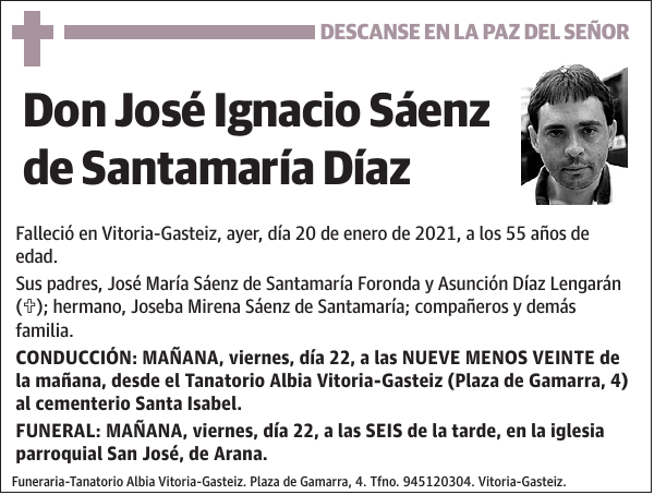 José Ignacio Sáenz de Santamaría Díaz