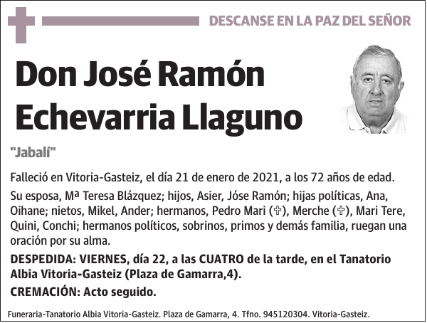 José Ramón Echevarria Llaguno