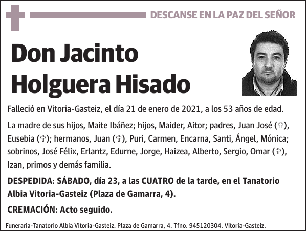 Jacinto Holguera Hisado