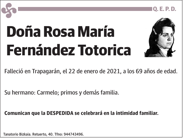 Rosa María Fernández Totorica