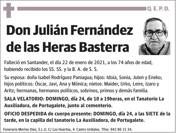 Julián Fernández de las Heras Basterra