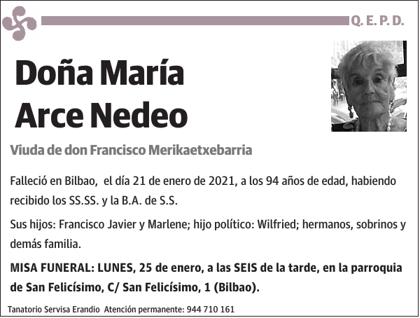 María Arce Nedeo