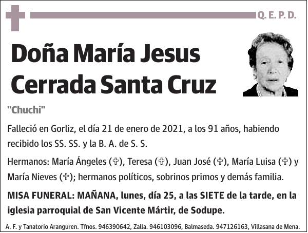 María Jesus Cerrada Santa Cruz