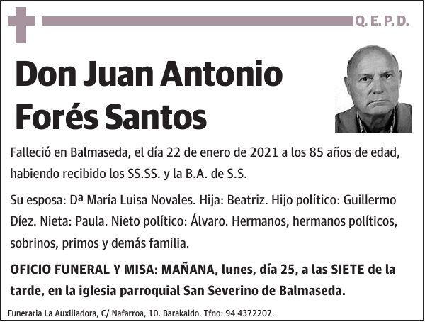 Juan Antonio Forés Santos