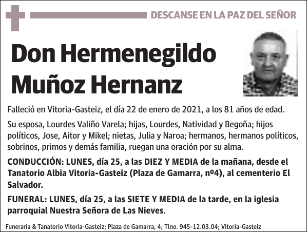 Hermenegildo Muñoz Hernanz