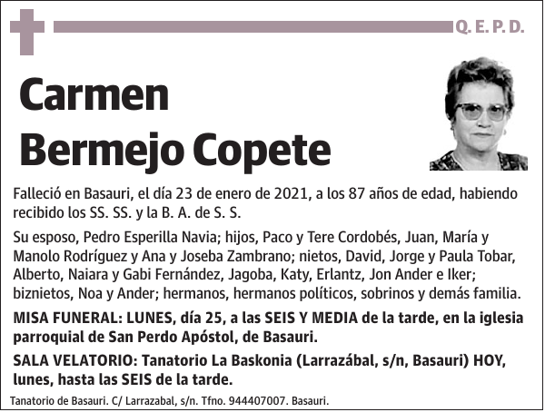 Carmen Bermejo Copete