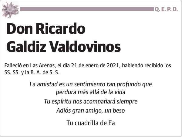 Ricardo Galdiz Valdovinos