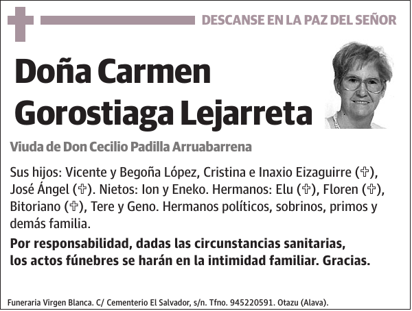 Carmen Gorostiaga Lejarreta