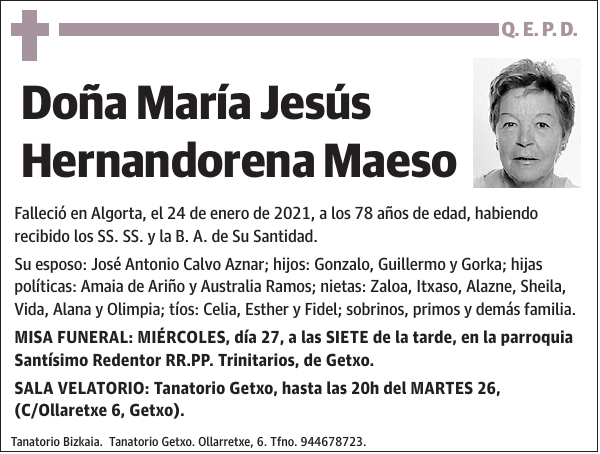 María Jesús Hernandorena Maeso