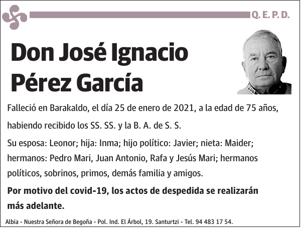 José Ignacio Pérez García