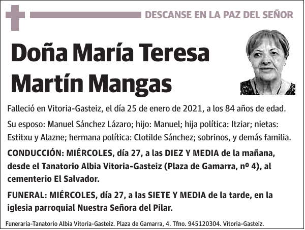 María Teresa Martín Mangas