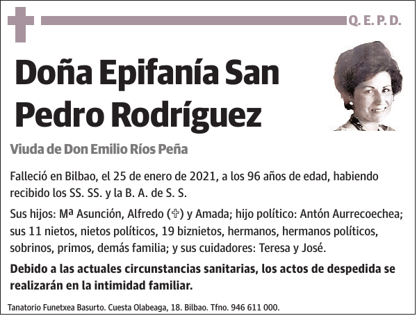 Epifanía San Pedro Rodríguez