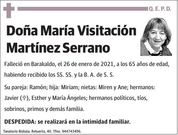 María Visitación Martínez Serrano