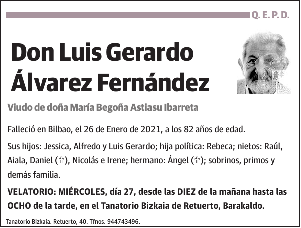 Luis Gerardo Álvarez Fernández