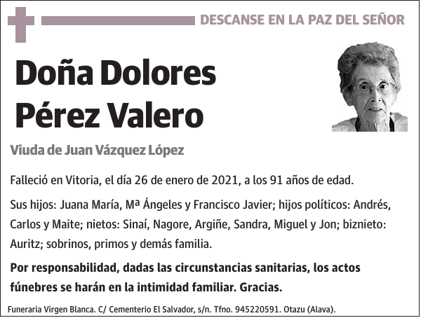 Dolores Pérez Valero