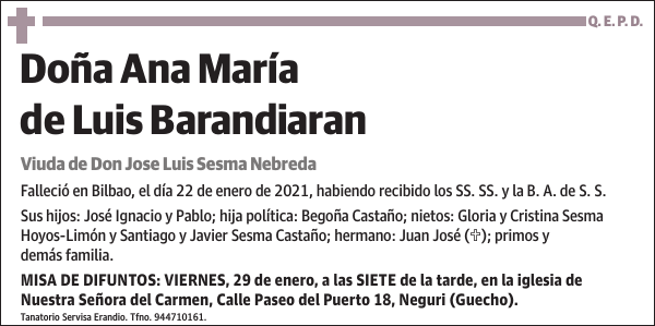 Ana María de Luis Barandiaran