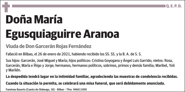 María Egusquiaguirre Aranoa