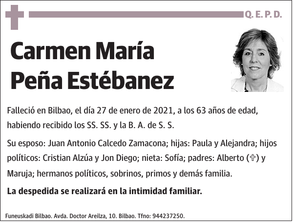 Carmen María Peña Estébanez