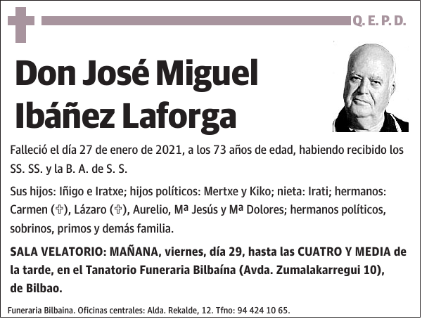 José Miguel Ibáñez Laforga