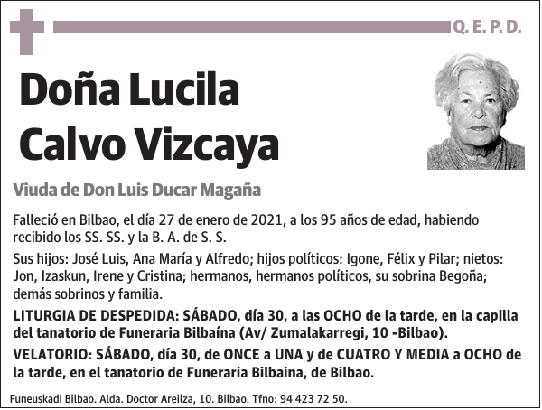 Lucila Calvo Vizcaya