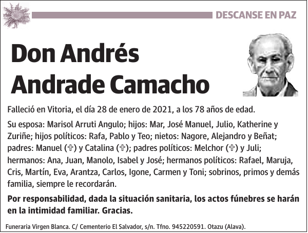 Andrés Andrade Camacho