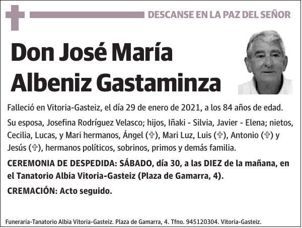 José María Albeniz Gastaminza