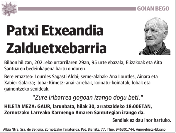 Patxi Etxeandia Zalduetxebarria