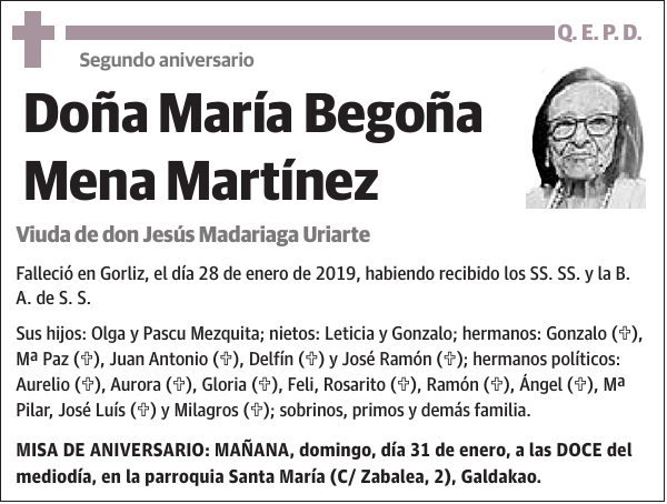 María Begoña Mena Martínez