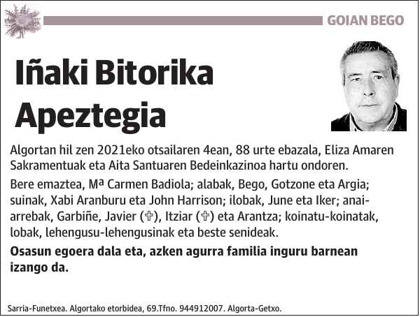 Iñaki Bitorika Apeztegia