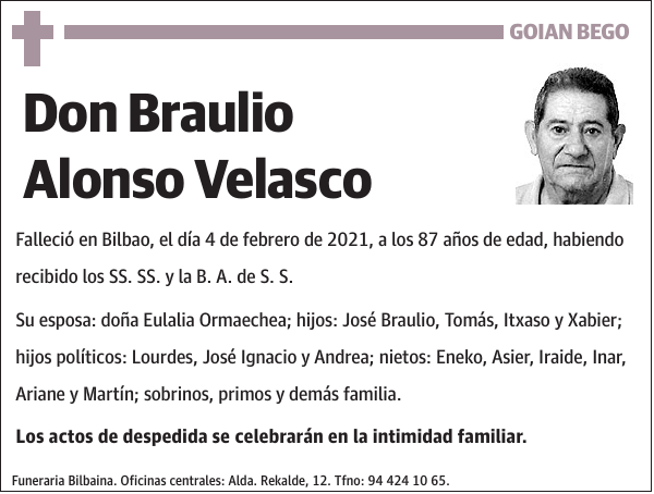 Braulio Alonso Velasco