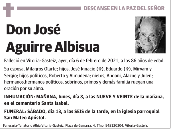 José Aguirre Albisua