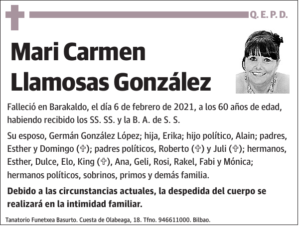 Mari Carmen Llamosas González