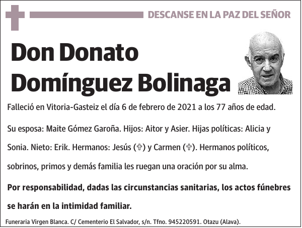 Donato Domínguez Bolinaga