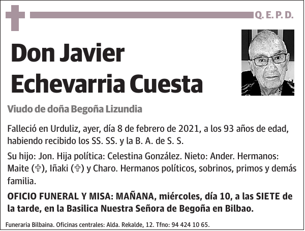 Javier Echevarria Cuesta