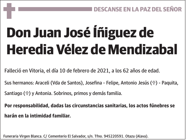 Juan José Íñiguez de Heredia Vélez de Mendizabal