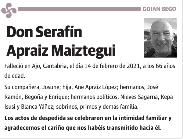 Serafín Apraiz Maiztegui