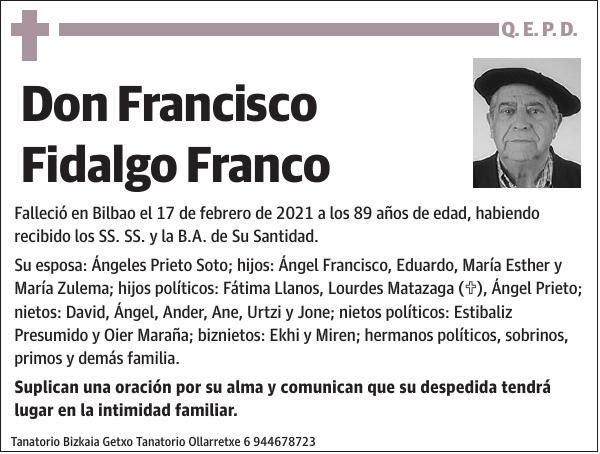 Francisco Fidalgo Franco