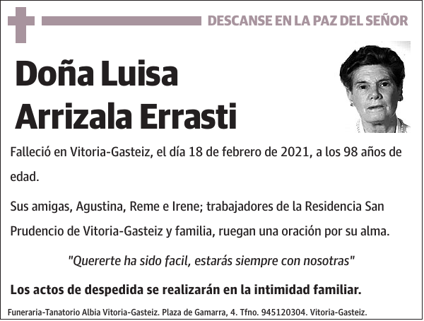 Luisa Arrizala Errasti