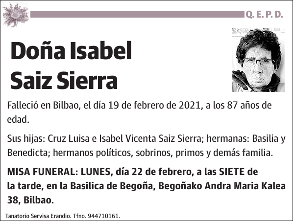 Isabel Saiz Sierra